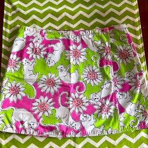 Vintage Lilly Pulitzer reversible miniskirt excellent condition